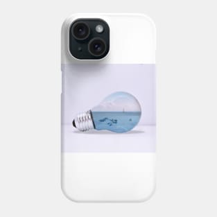 View in a Light Bulb Phone Case