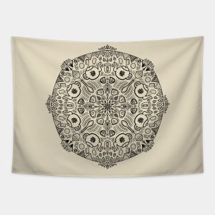 Tea Time Mandala Tapestry