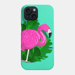 flamingo art Phone Case