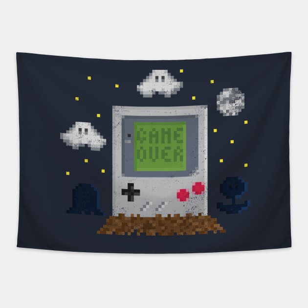 Rest in Pixels Tapestry by Made With Awesome