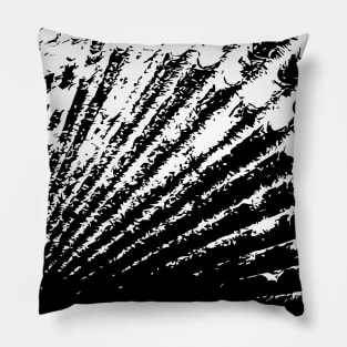 Scallop Seashell Pen and In Art Pillow