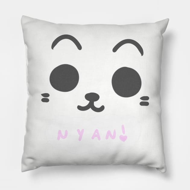 Nyan! Pillow by mythicalfate