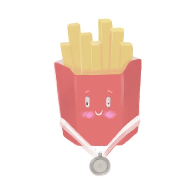 cute french fries by alva