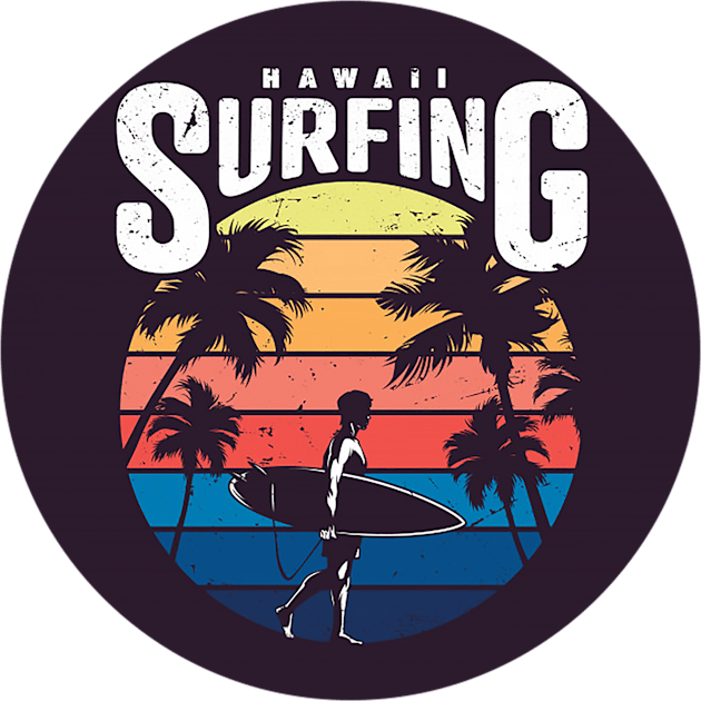 Surfing attitude Kids T-Shirt by Unknownvirtuoso