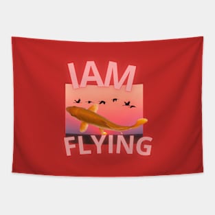 I AM FLYING Tapestry