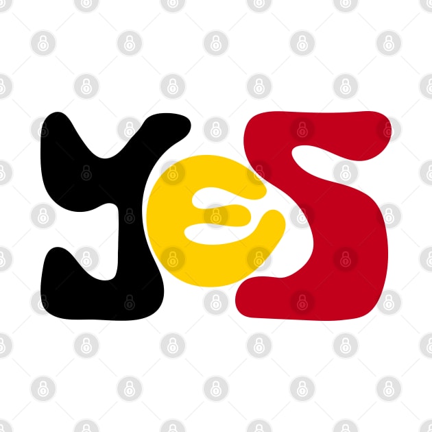 Yes to The Voice to Parliament Referendum Australia Aboriginal and Torres Straight Islander by YourGoods