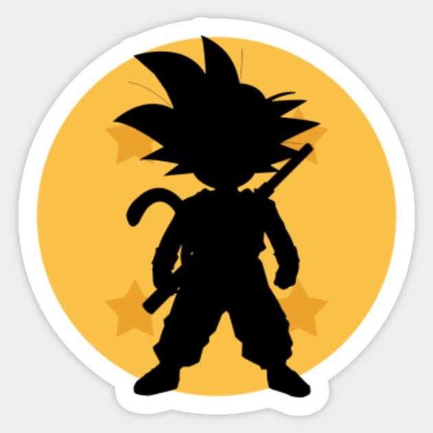 4 Star Love Goku Sticker Teepublic
