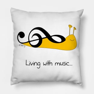 The Snail Clef: Living with Music Pillow