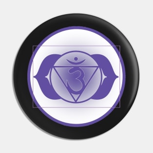 Open up your Third-Eye Chakra- Deep Purple Pin