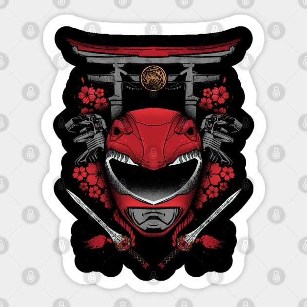 Power Ranger -Sublimated Red Ranger Emblem