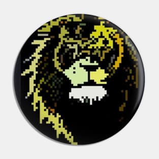 Pixel lion Pin