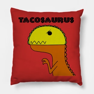 Tyrannosaurus Taco (Tacosaurus Rex-Mex) Pillow