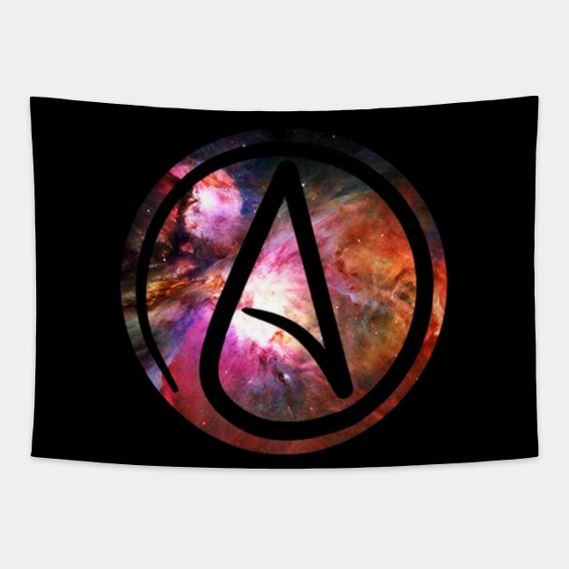 Atheist Logo Atheist Logo Tapisserie Teepublic Fr