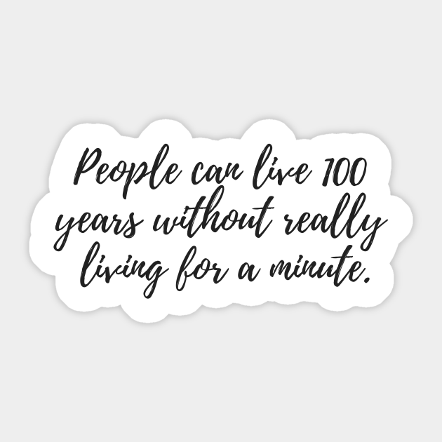 100 years gilmore girls sticker teepublic