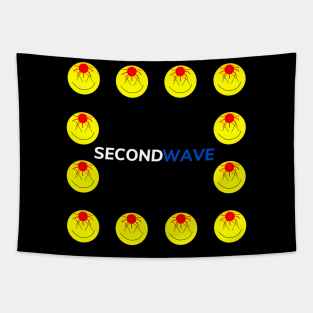 Secondwave Black 8 Tapestry