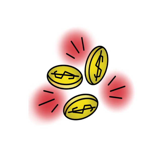 gold coins by lizajambalaya