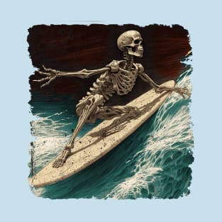 Surfing Skeleton T-Shirt