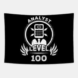 Level 100 Analyst Gift Tapestry