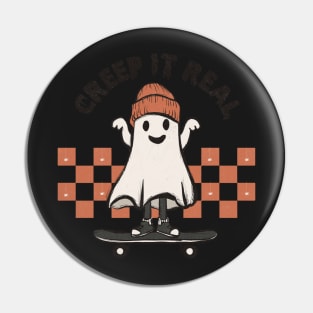 Creep It Real Ghost Pin