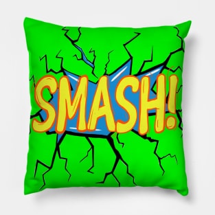 Smash! Comic inspired design Pillow