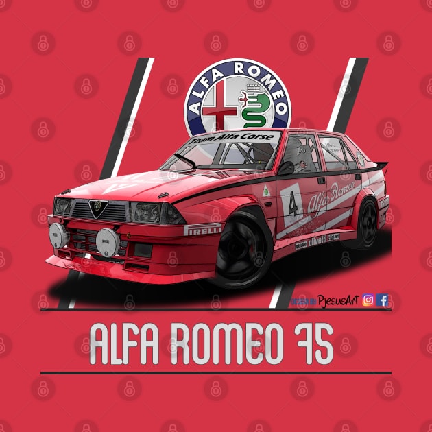 Alfa Romeo 75 Team Alfa C by PjesusArt