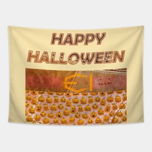 Pumpkins Leather Tapestry