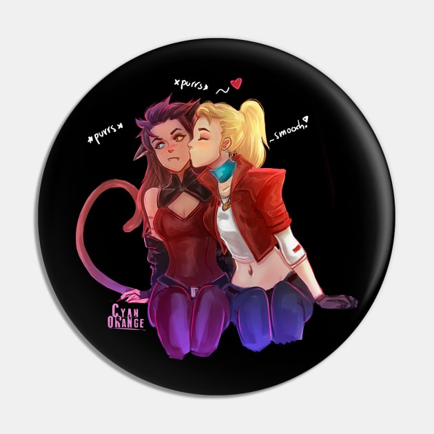 Catra & Adora Pin by Cyan-Orange