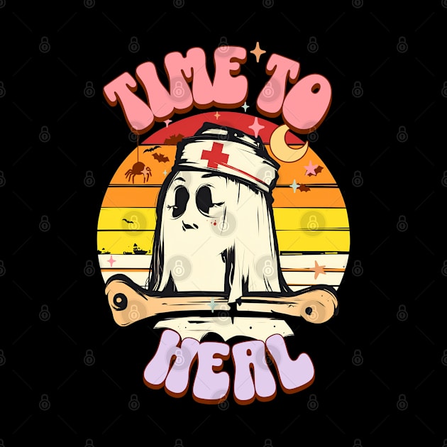 Time to Heal Cool Halloween Nurse Fall Women by VisionDesigner