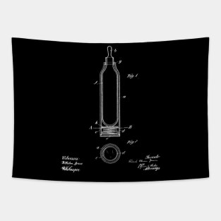 Cover for Nursing Bottle Vintage Patent Hand Drawing Tapestry