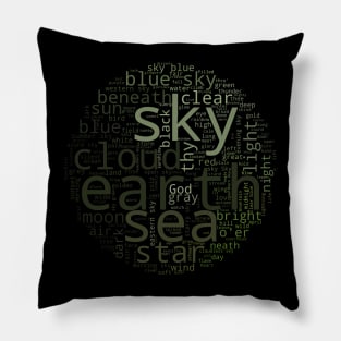 Sky Earth Sea (3) Pillow