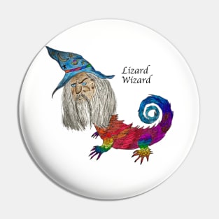 Lizard Wizard Pin