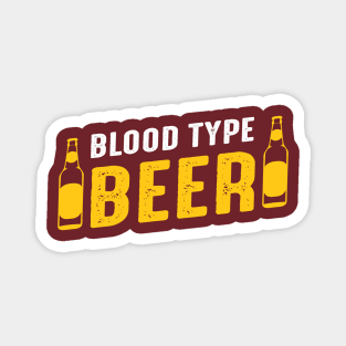 Blood-type ''Beer'' Magnet