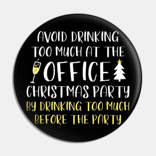 Office Christmas Party Pin