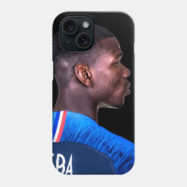 PAUL POGBA / PORTRAIT PAINT Phone Case by Jey13