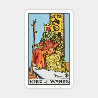 King of wands Magnet