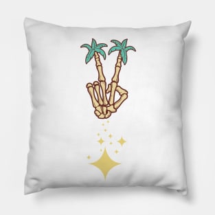 Don't Hate Meditate - Good Vibes To The Bone Pillow