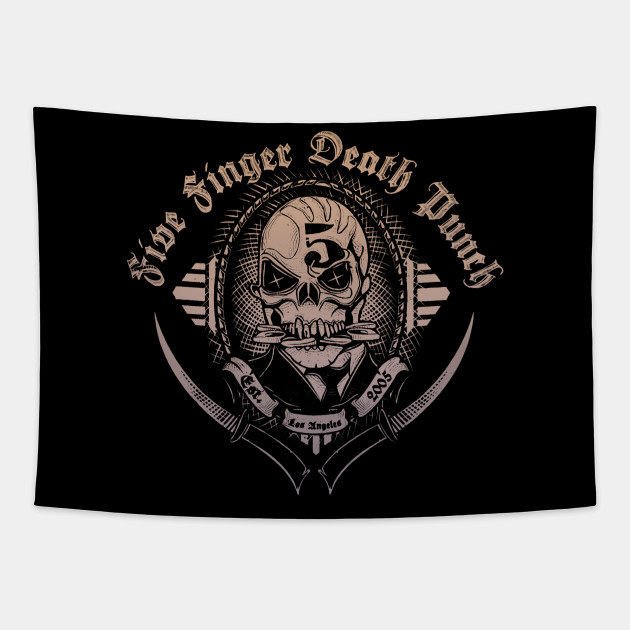 5 F D PUNCH Five Finger Death Punch Tapestry TeePublic