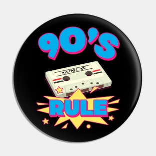 90S RULE 90s Style Pin