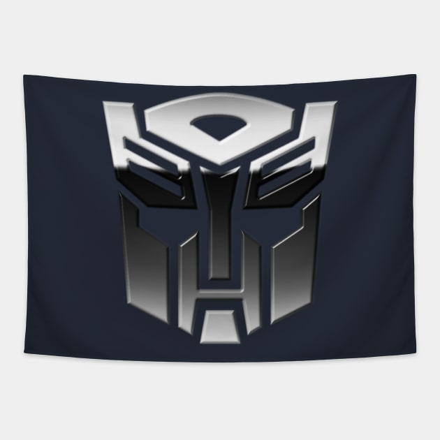 Autobot Steel Chrome Tapestry by Nurmaladewi