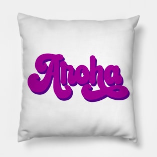 Astro Aroha typography Pillow