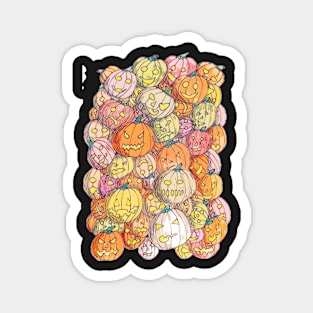 Pumpkin piles Magnet