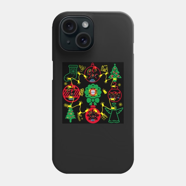 Portugal, Feliz Natal Phone Case by Azorean1963