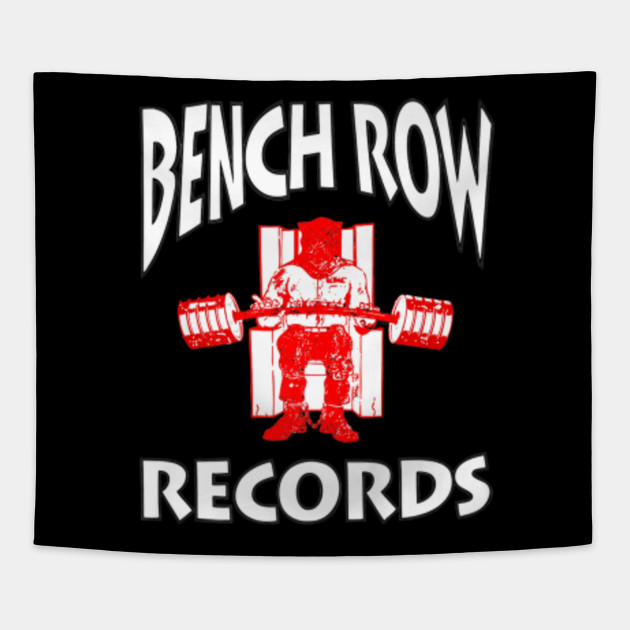 Bench Row Records Underdog Apparel Powerlifting Tshirt Bench Row