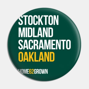 "Homegrown Series" Oakland: Doo (Green) Pin