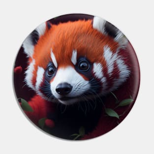 Baby red panda Pin