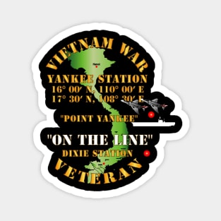 Navy - Vietnam Combat Vet -  Yankee Station Magnet