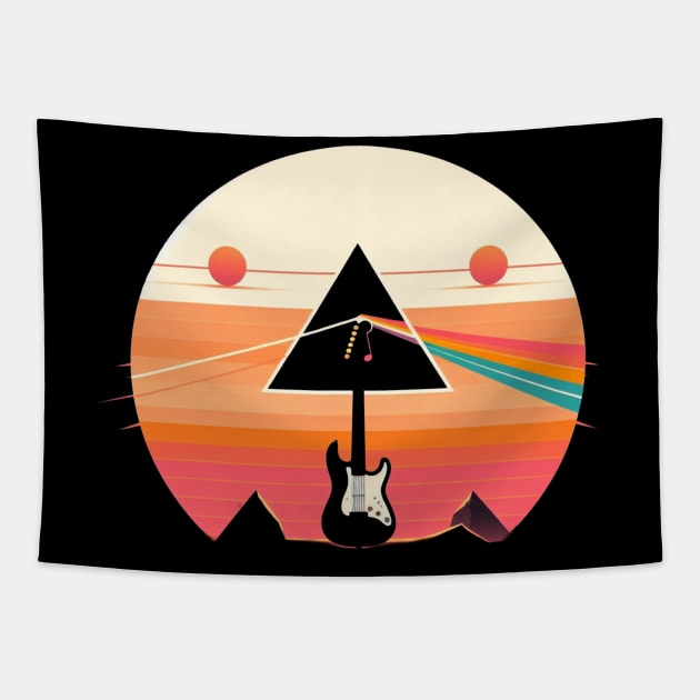 Pink Floyd Dark Side of the Moon Tapestry by DarkWave
