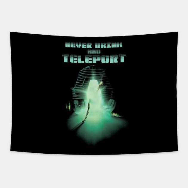 Drinking and Teleporting Tapestry by TenomonMalke