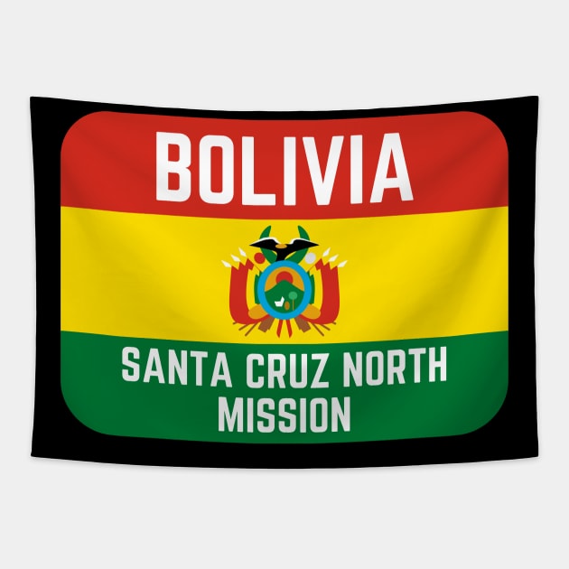 Bolivia Santa Cruz North Mission LDS Mormon Missionary Tapestry by MalibuSun