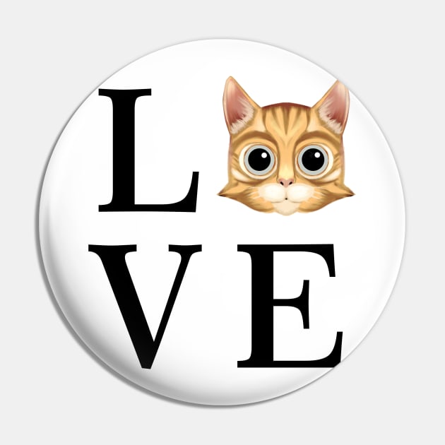 Love Cat Pin by souw83